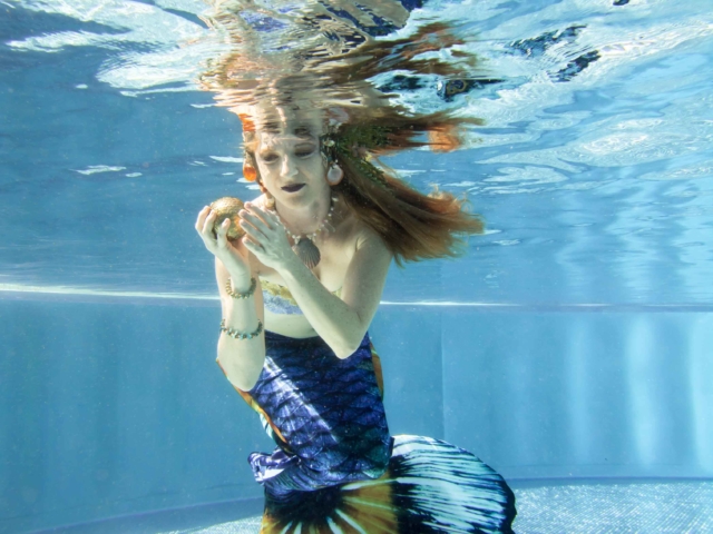The Mermaid beim Shooting mit Georg Sebastian Erdmann