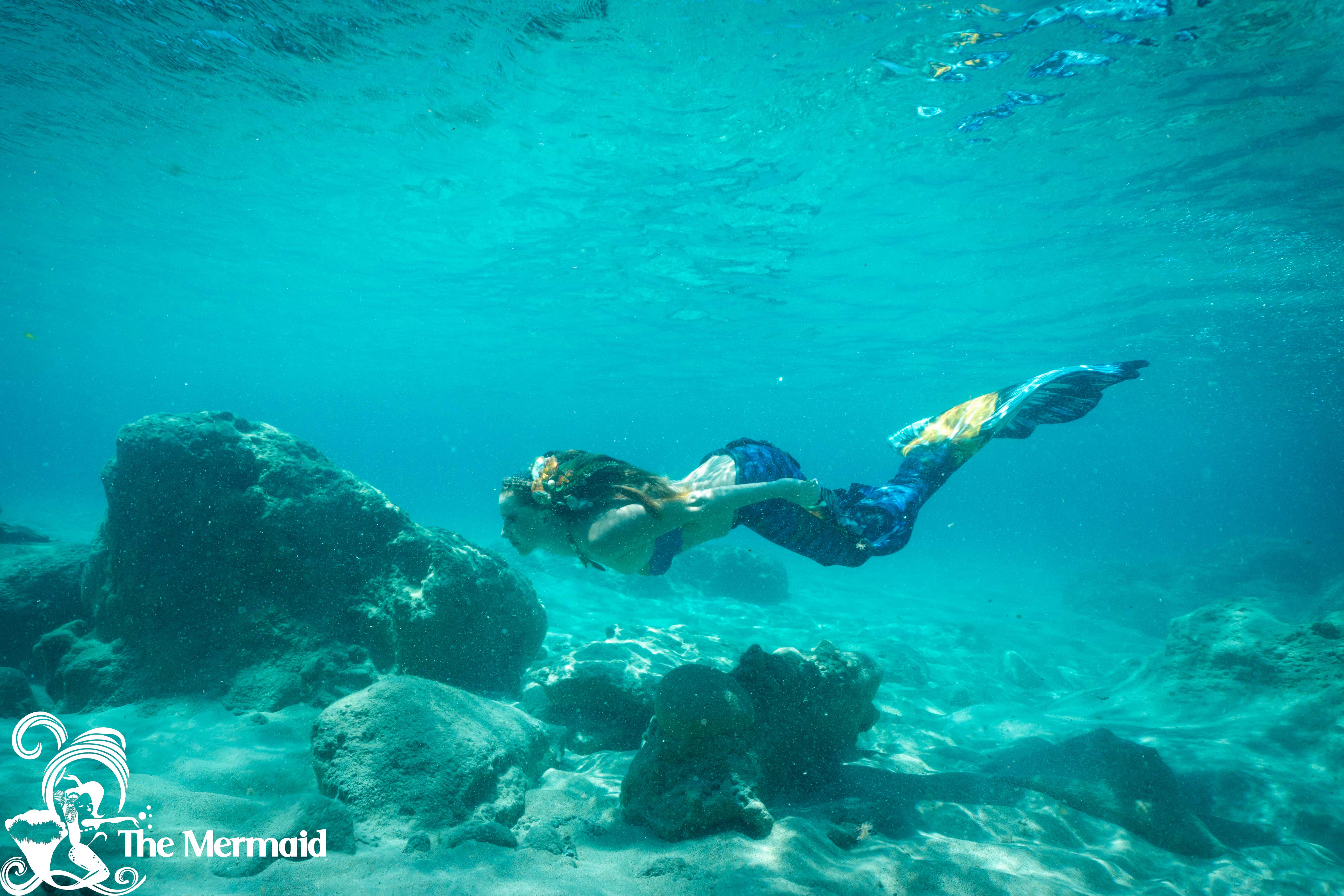 The Mermaid: Meerjungfrauen-Shooting im Meer auf Kreta