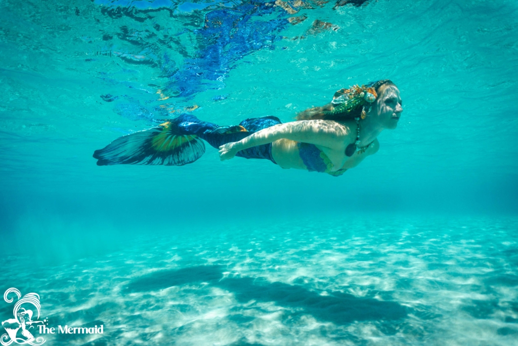 Eine gute Meerjungfrauenflosse eignet sich auch zum Schwimmen im Meer. Foto: Antonis Kelaidis.