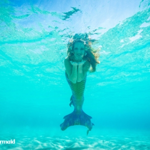 The Mermaid beim Meerjungfrauenschwimmen
